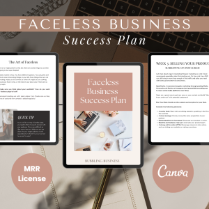 Faceless business success plan