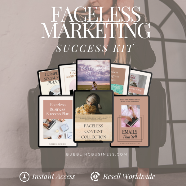 faceless marketing success kit